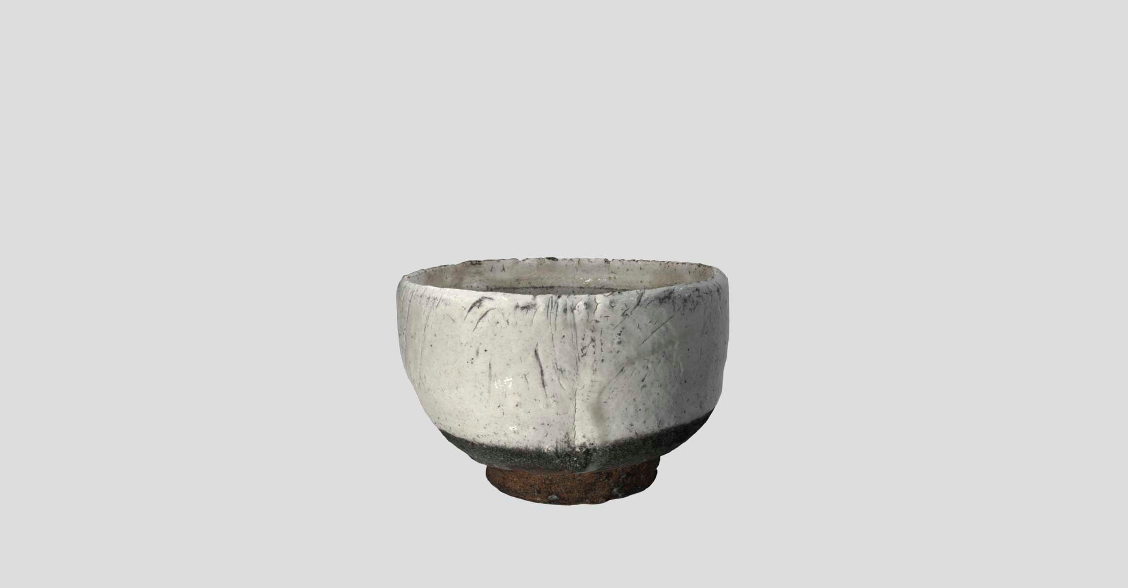 再入荷アイテム | 岐阜現代陶芸美術館 3Dコレクションギャラリー 銘 粉引茶碗 | アート・デザイン・音楽